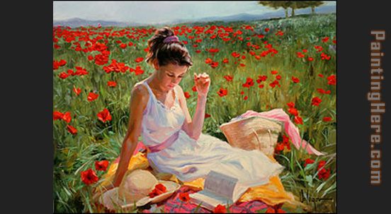 Vladimir Volegov in poppies
